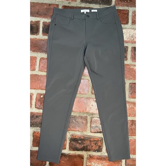 Lafayette 148 Acclaimed Stretch Mercer Shale Gray Pants Women’s Size 6 $698 - Picture 1 of 9
